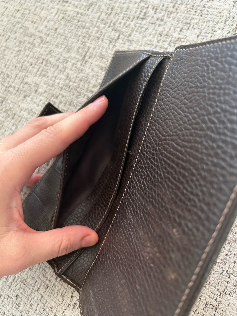 Authentic Gucci Brown GG Canvas Continental Wallet - Picture 10 of 13